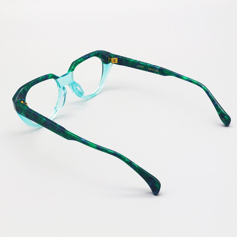 Eyeglasses Frames Manufacturer - Red Gradient UV400 Red Green Lens New Fashion Design