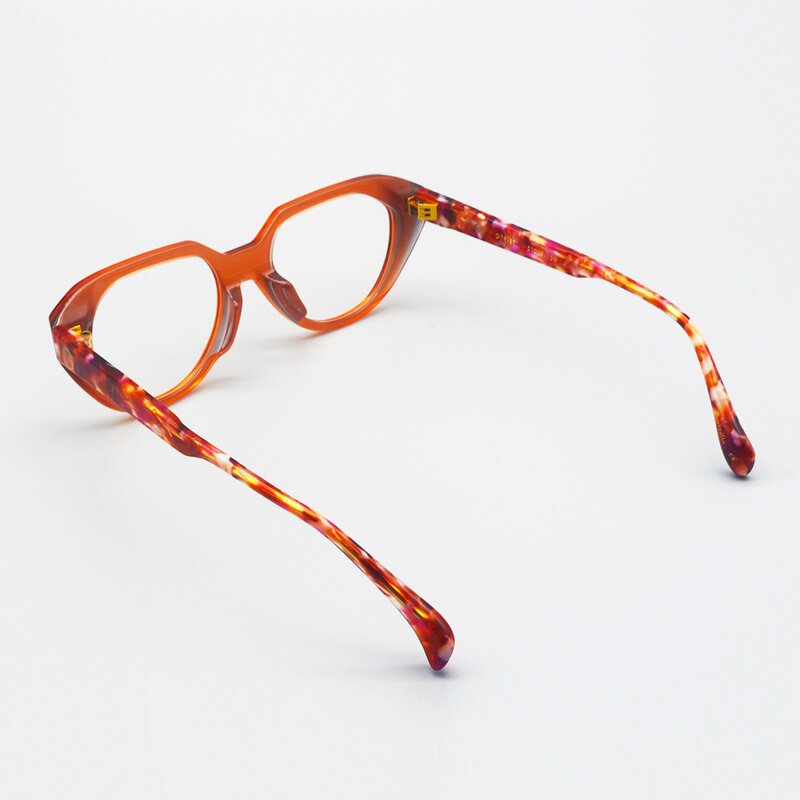 Eyeglasses Frames Manufacturer - Red Gradient UV400 Red Green Lens New Fashion Design
