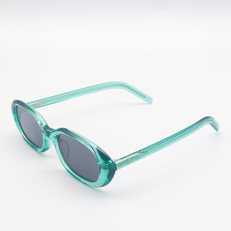 Sunglasses Manufacturer - Cat Eye TR Acetate Green Yellow Polarized Orange Unisex