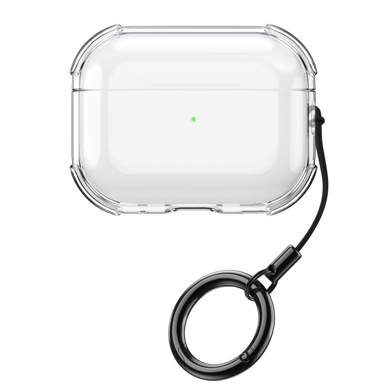 AirPods Case Manufacturer - Newest Soft TPU Protective with Keychain Shockproof Transparent for Airpods Pro3