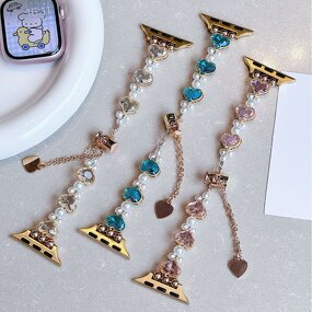 Watch Band Manufacturer - Colorful Diamonds Stone Bracelet Elegant Women's for Apple Watch 46mm S11 S10 S9 49mm Ultra