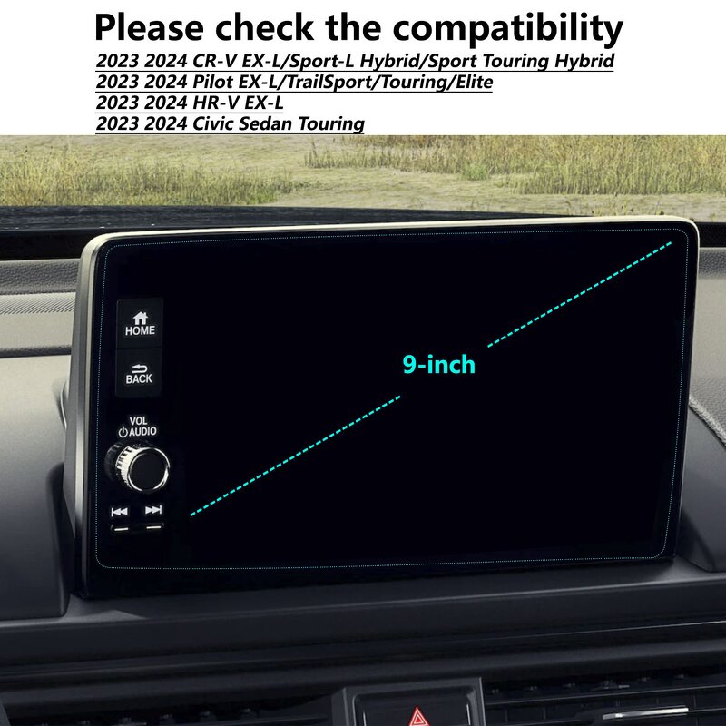 Screen Protector Manufacturer - for Honda CRV 9 Inch 2026 2025 2024 2023 Tempered Glass for Navigation Touchscreen