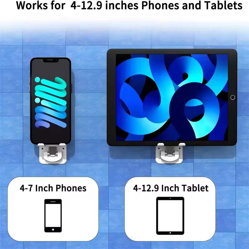 Phone Stand Manufacturer - Universal Wall Sticker Mount Stretchable Arm Adjustable for iPhone 17 iPad Pro