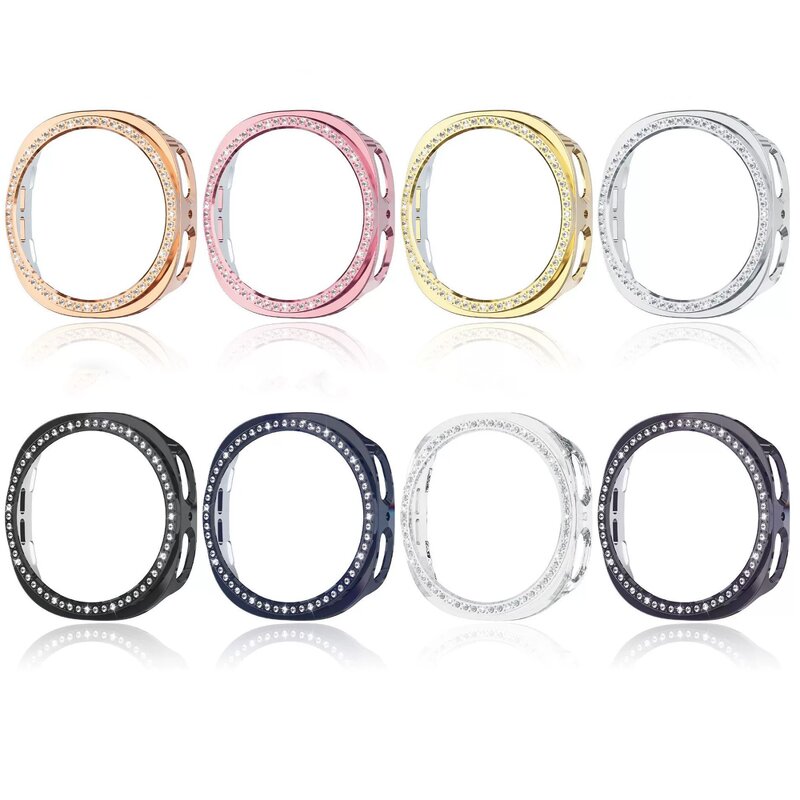 Watch Case Manufacturer - Women's Bling Crystal Diamond Rhinestone Bumper Protective for Samsung Galaxy Watch 8 40mm 44mm