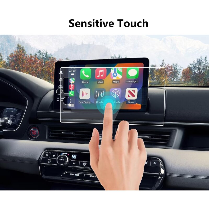 Screen Protector Manufacturer - for Honda Pilot 9inch 2023 2024 2025(EX-L/TrailSport/Touring/Elite/Black Edition)HD Tempered Glass