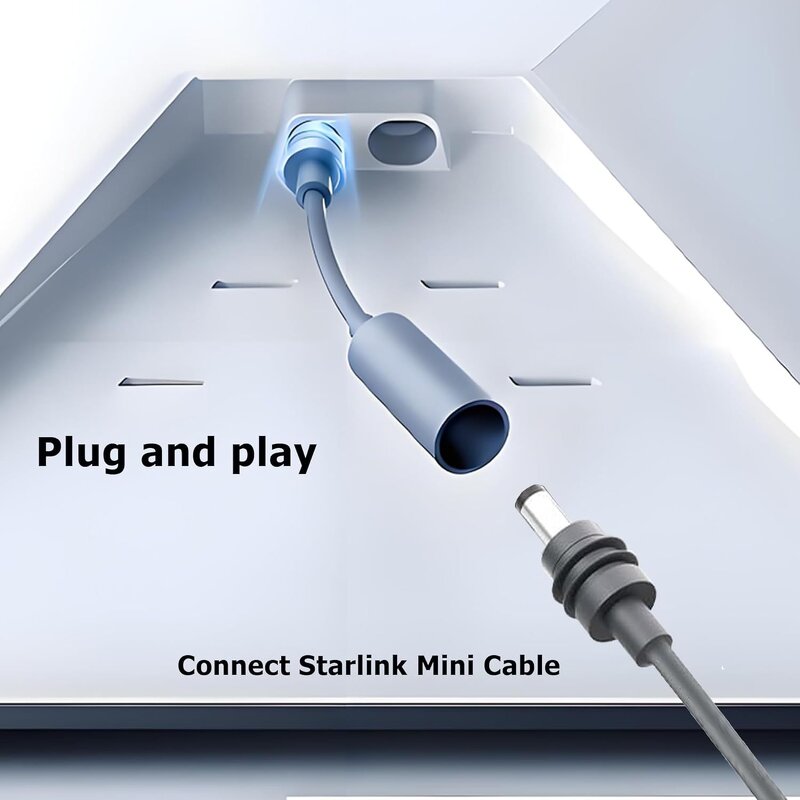 Power Cable Manufacturer - Original DC Type C Extension Waterproof Converter Adapter Female to Male Plug for Starlink Mini