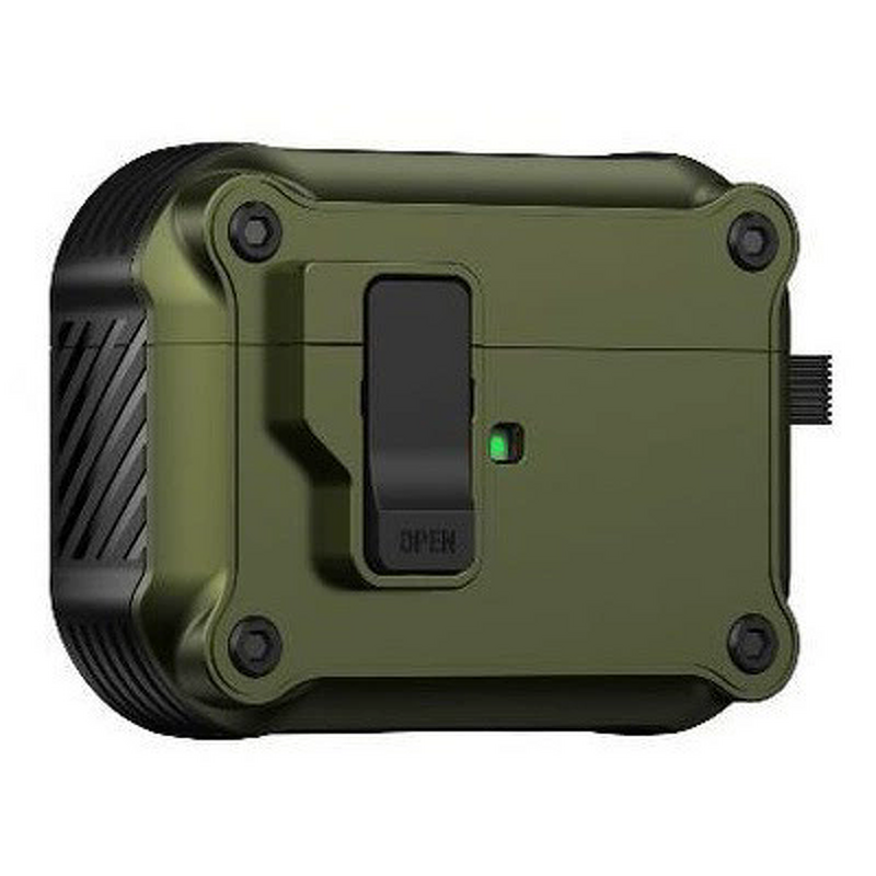 AirPods Case Manufacturer - Secure Lock Clip Armor Shockproof with Keychain for Airpods Pro 3 3nd Generation 2025