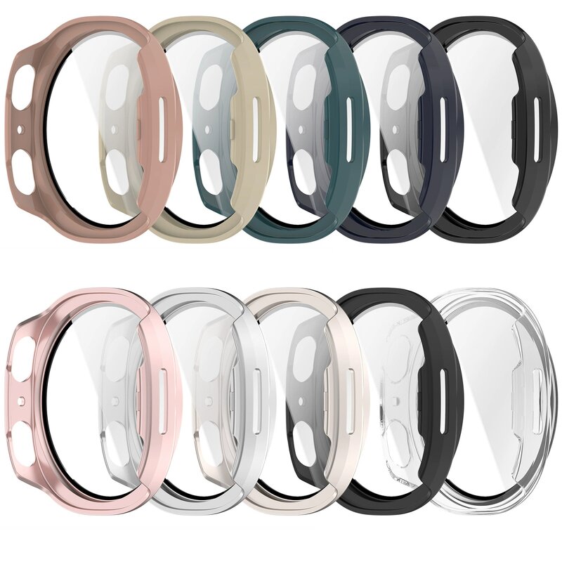 Watch Case Manufacturer - Screen Protector PC Tempered Glass Bumper for Samsung Galaxy Watch 8 40mm 44mm