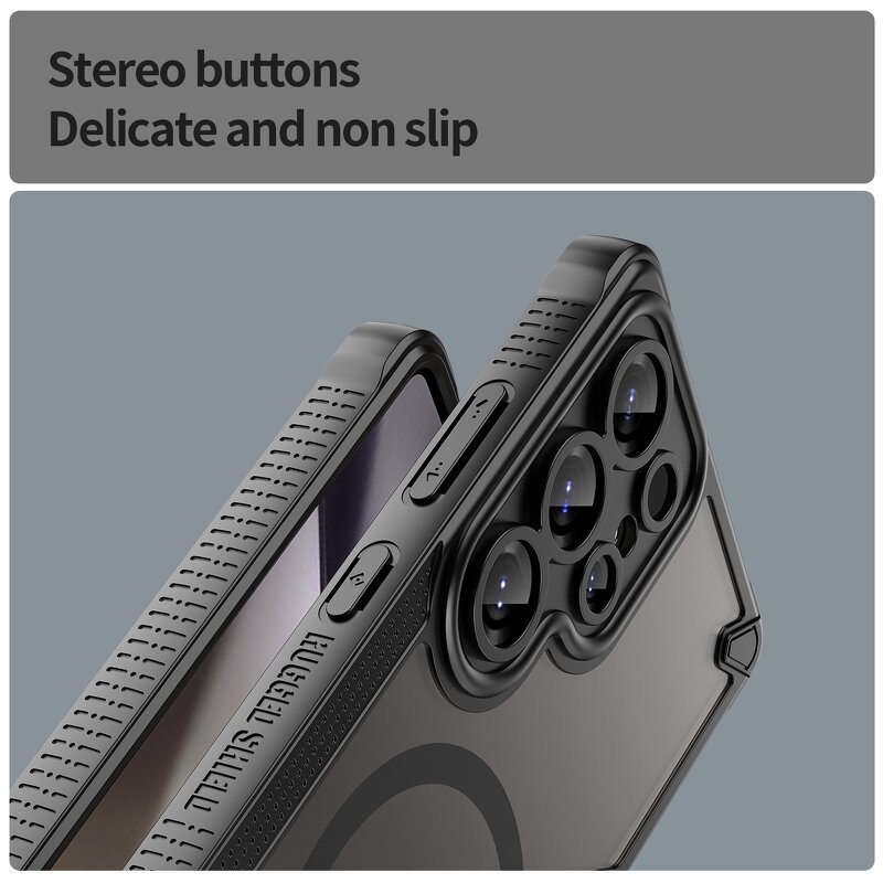 Phone Case Manufacturer - Samsung Galaxy S25 Ultra Magnetic Frosting Matte Anti Fingerprint Transparent