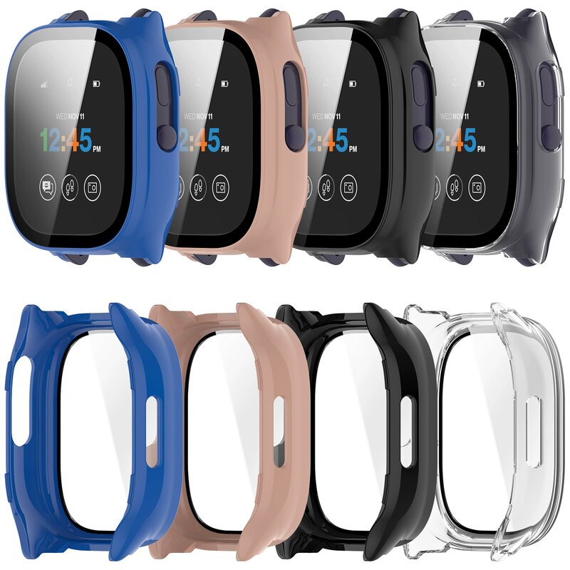 Watch Case Manufacturer - Newest Luxury Anti-Scratch Screen Protector PC Tempered Glass Shell for Gizmo Watch 3