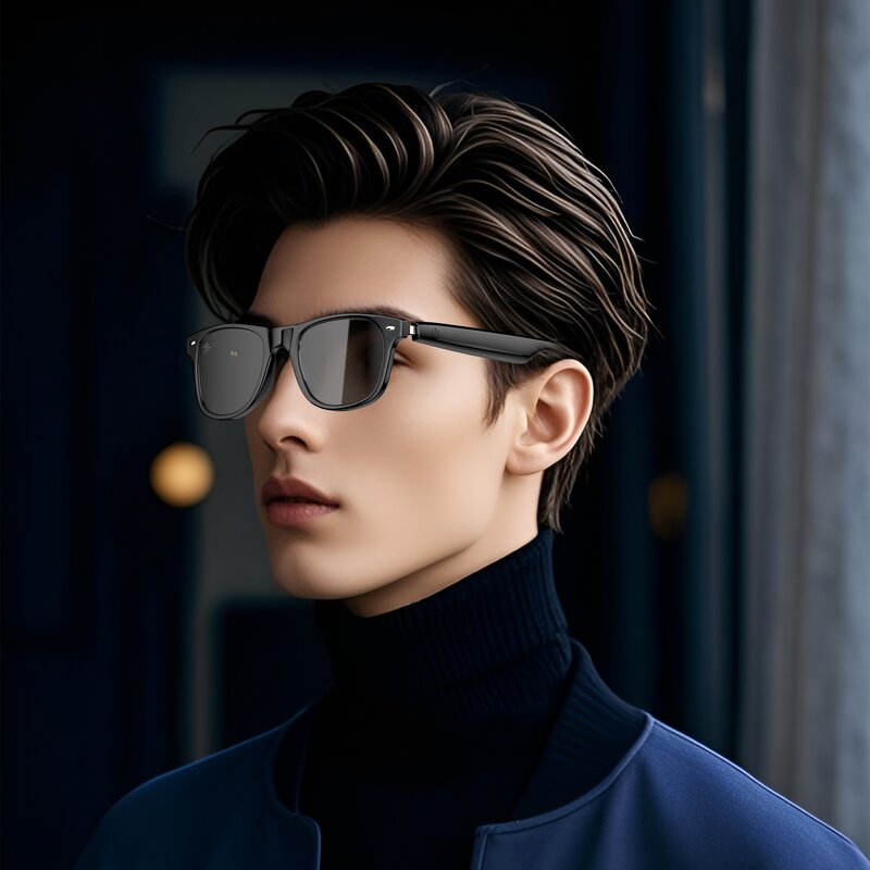 Smart Glasses Manufacturer - Wireless Stereo Ai Translator Sunglasses UV400 Anti-blue Sun Protective