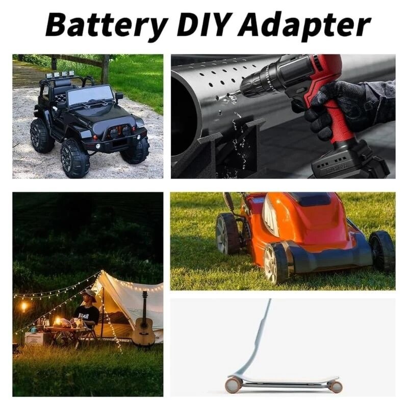 Battery Adapter Manufacturer - Portable for Milwaukee M12 12V Power Wheel with Wire Connector