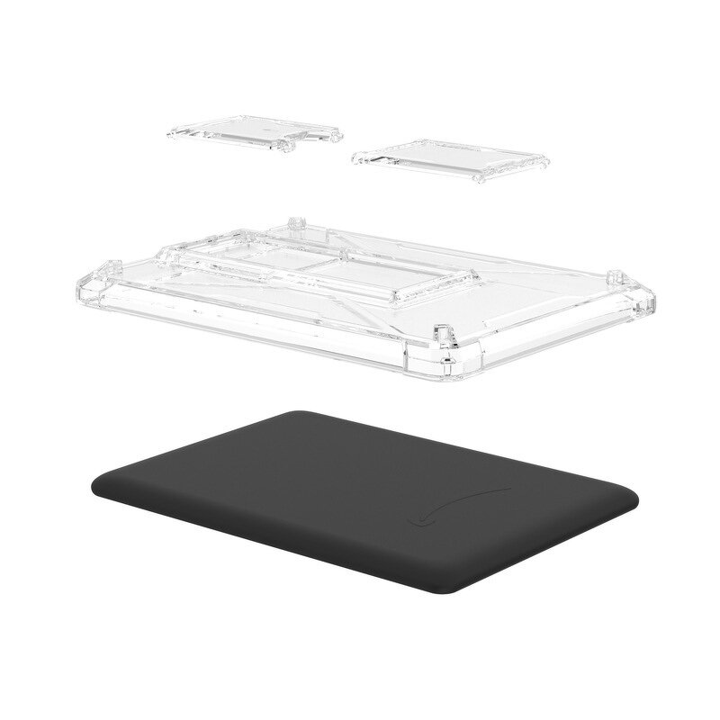 Tablet Case Manufacturer - Latest Anti-drop Transparent TPU with Bracket Kickstand for Kindle Paperwhite 12 12th 7inch