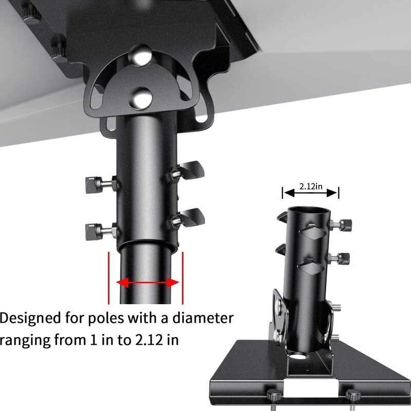Starlink Mount Manufacturer - Luxury Metal Pipe Adapter Bracket for Starlink Gen 3 Accessories