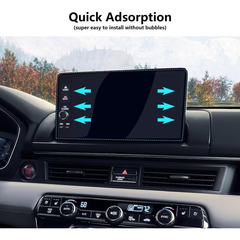 Screen Protector Manufacturer - for Honda Pilot 9inch 2023 2024 2025(EX-L/TrailSport/Touring/Elite/Black Edition)HD Tempered Glass