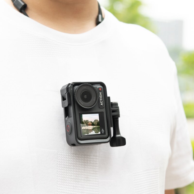 Camera Mount Manufacturer - Magnetic ABS Material with 360 Degree Rotation Neck Chest First Angle for DJI and Insta360