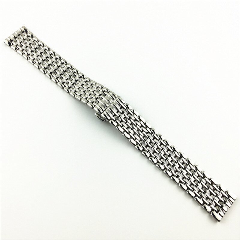 Watch Band Manufacturer - Stainless Steel 18mm 20mm 22mm Men Women Universal Sport Replacement Metal Folding Buckle