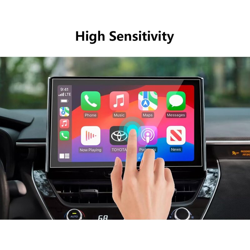 Screen Protector Manufacturer - for Toyota Corolla/Corolla Cross 8-Inch 2025 2024 2023 9H Anti-Scratch HD Tempered Glass Navigation