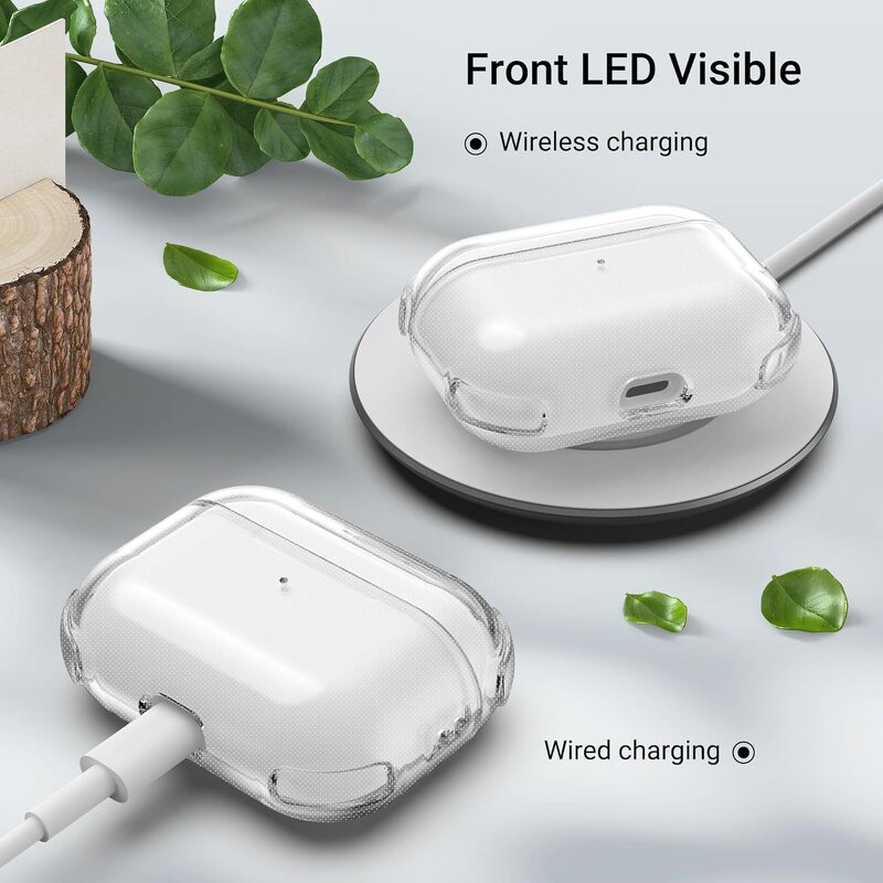 AirPods Case Manufacturer - Newest Soft TPU Protective with Keychain Shockproof Transparent for Airpods Pro3