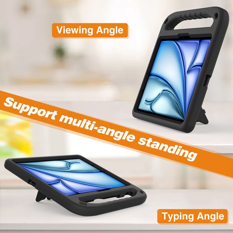 iPad Case Manufacturer - Latest Light-weight Portable Stand Shockproof EVA Kids Children for iPad Pro 11inch 13inch Air