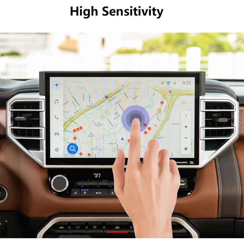 Screen Protector Manufacturer - for Toyota Tundra 14" 2022-2025 HD Matte 9H Anti-Scratch Tempered Glass Navigation