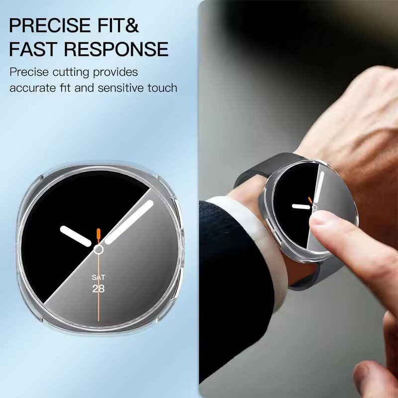 Watch Case Manufacturer - Translucent Soft TPU Bumper Film Protective for Samsung Galaxy Watch 8 40mm 44mm