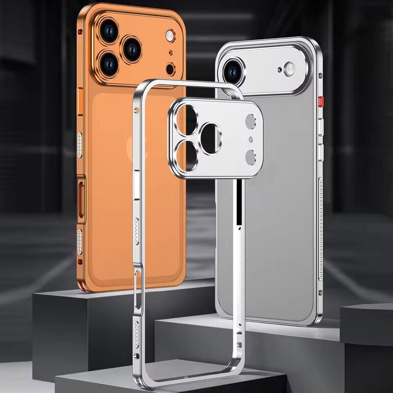 Phone Case Manufacturer - High-end Metal with Detachable Lens Cover & Heat Dissipation for iPhone 17 17 Pro 17 Pro Max 17 Air