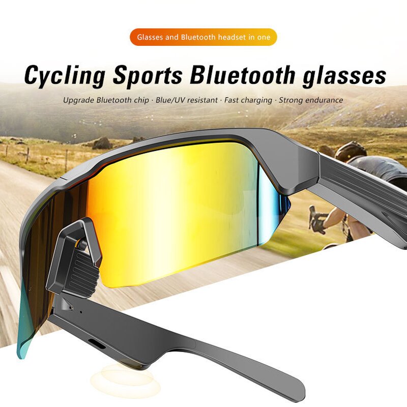 Smart Glasses Manufacturer - Soft Design PC Voice Wireless BT UV400 Cycling Sports for Outdoor Travel