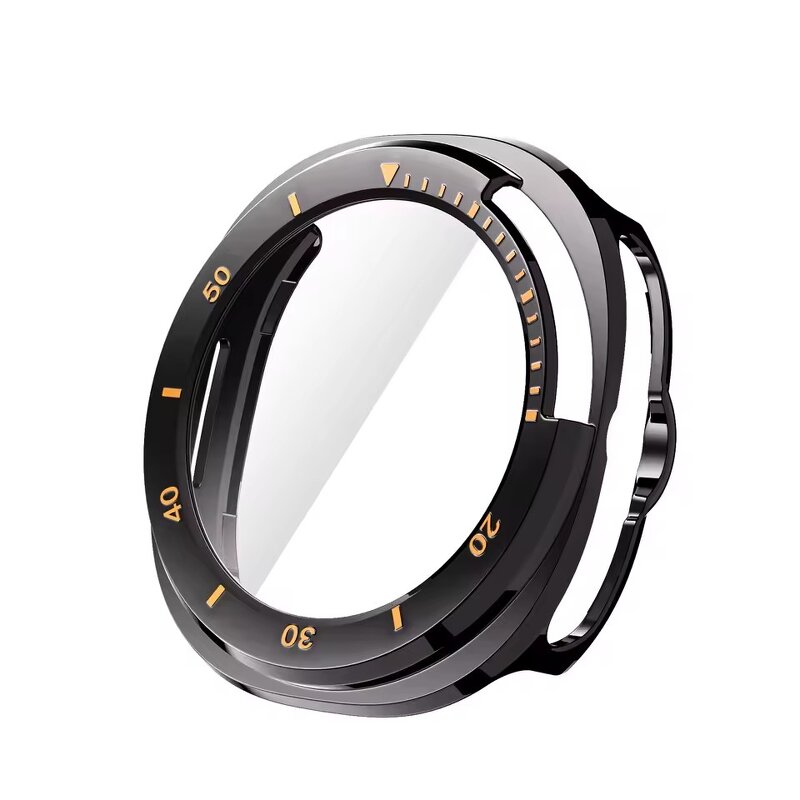 Watch Case Manufacturer - High-end 2025 Case+Glass with Scale Tempered Film Integrated Bumper for Samsung Galaxy Watch 8 Classic 46mm