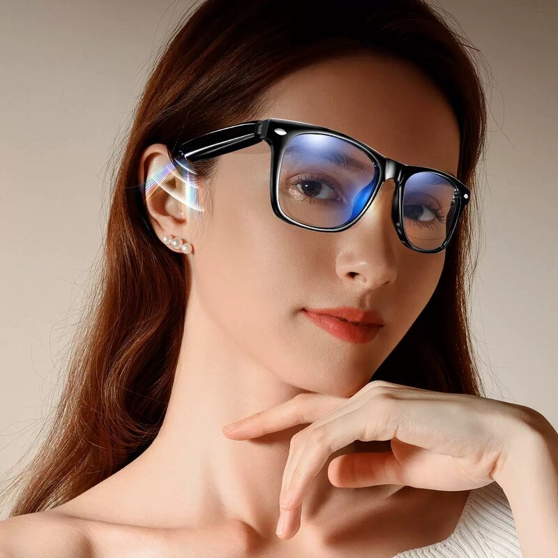 Smart Glasses Manufacturer - Wireless Stereo Ai Translator Sunglasses UV400 Anti-blue Sun Protective