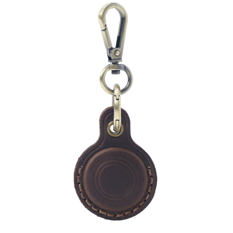AirTag Case Manufacturer - High-end Retro Leather Keychain Protective for Apple Airtag Locator Tracker