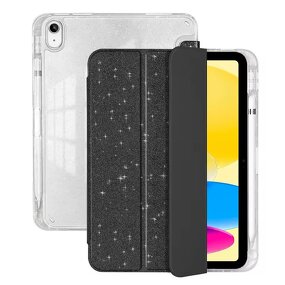 iPad Case Manufacturer - Durable Scratch-Resistant Shockproof Bumper Clear Glitter Transparent for iPad 11 11th 10th Air 7 6