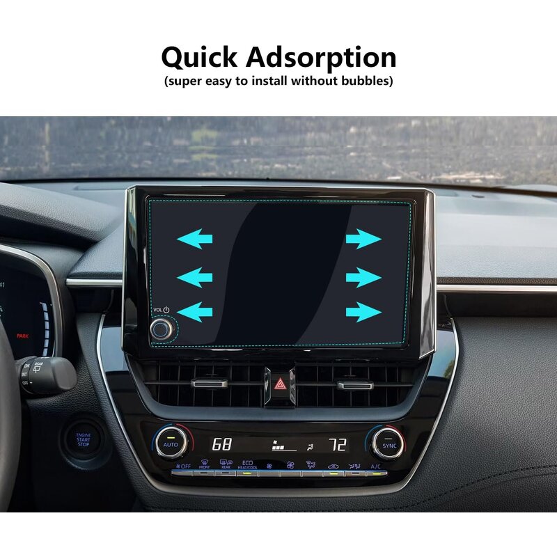 Screen Protector Manufacturer - for Toyota Corolla 2025 (FX/XSE/Hybrid XLE) 10.5 Inch HD Tempered Glass Car Accessories