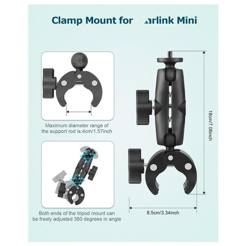 Starlink Adapter Manufacturer - Wholesales 2026 Stand for Starlink Mini Clamp Mount Accessories
