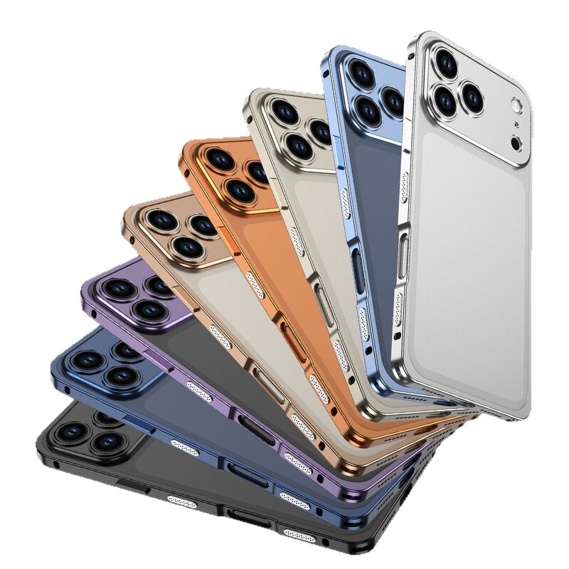Phone Case Manufacturer - High-end Metal with Detachable Lens Cover & Heat Dissipation for iPhone 17 17 Pro 17 Pro Max 17 Air