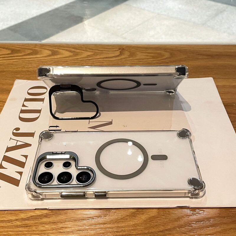 Phone Case Manufacturer - Armor Magnetic Wireless Charge for Samsung Galaxy S26 Ultra with Camera Bracket