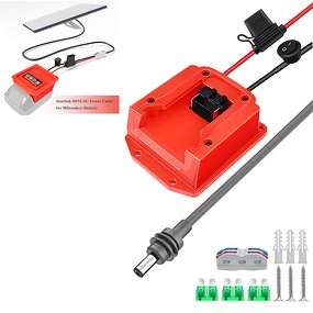 Battery Adapter Manufacturer - New Design for Starlink Mini DC Cable Switch with Fuses for Makita Milwaukee Dewalt