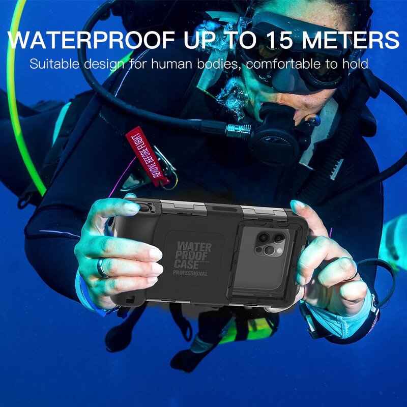 Waterproof Phone Bag Manufacturer - 2 Generation 15M Depth Universal for iPhone Samsung All Phones Swimming Diving
