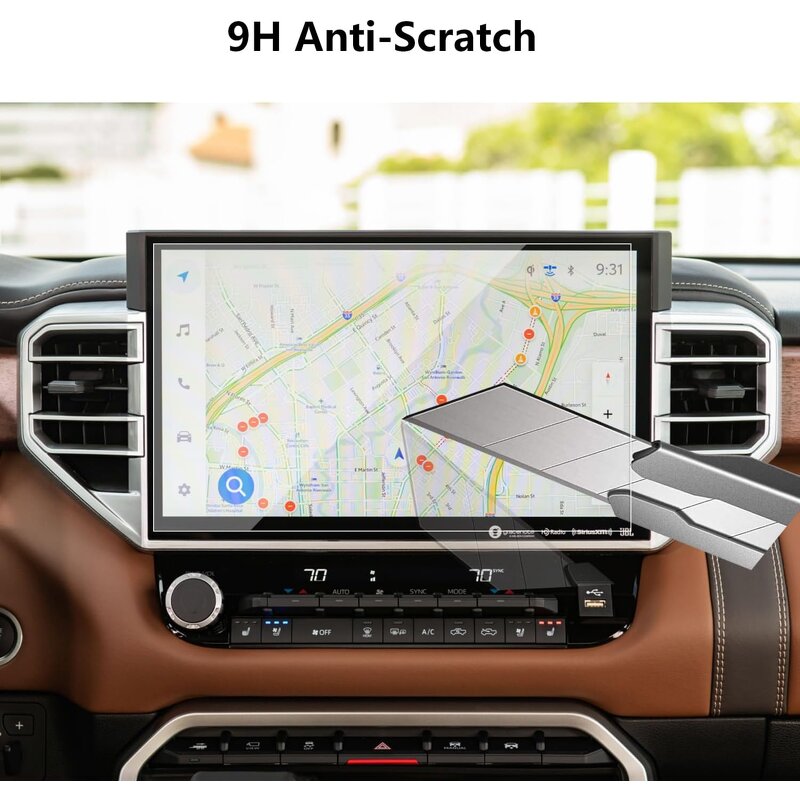Screen Protector Manufacturer - for Toyota Tundra 14" 2022-2025 HD Matte 9H Anti-Scratch Tempered Glass Navigation