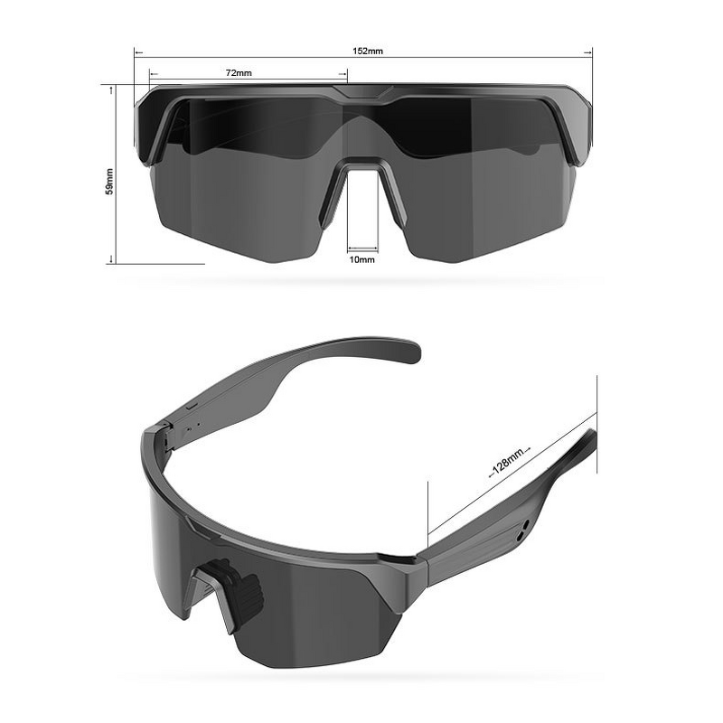 Smart Glasses Manufacturer - Soft Design PC Voice Wireless BT UV400 Cycling Sports for Outdoor Travel