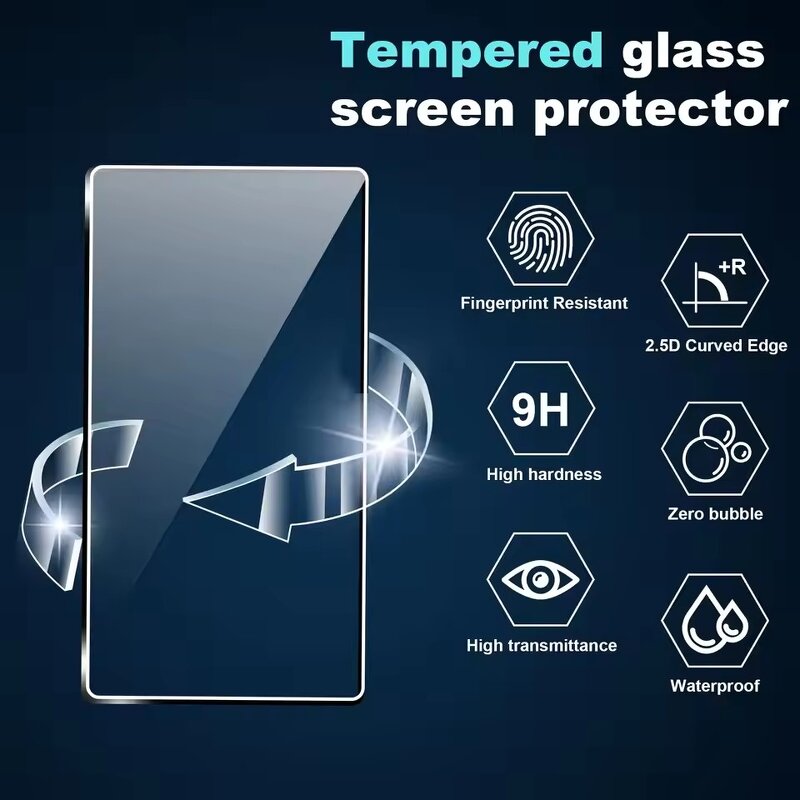 Screen Protector Manufacturer - 2025 Transparent 9H Hardness HD Anti-fingerprint Tempered Glass for Lenovo Legion Go S 8.0 Inch