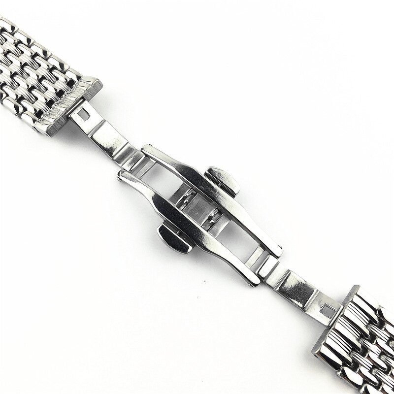 Watch Band Manufacturer - Stainless Steel 18mm 20mm 22mm Men Women Universal Sport Replacement Metal Folding Buckle