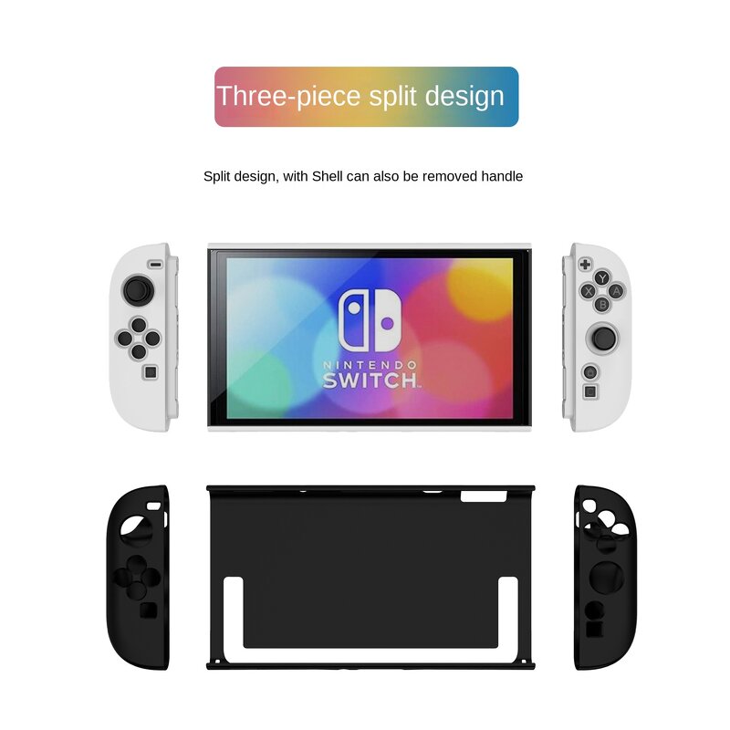 Console Case Manufacturer - Split Protective TPU+PC Material Combination X Print Texture Full Body for Nintendo Switch 2
