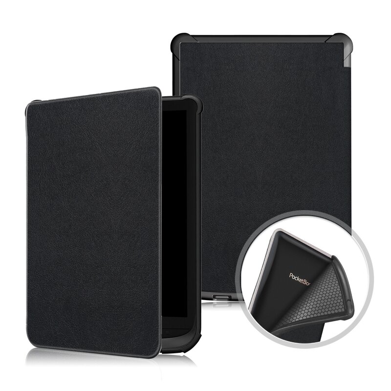 Ereader Case Manufacturer - 6inch Slim Magnetic Stand Sleep Cover for Pocketbook 616 627 632 606 628 633