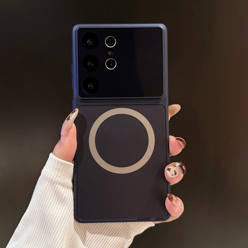 Phone Case Manufacturer - Factory Price Frosted Magnetic Wireless Charging PC Shockproof Anti-fall for Samsung Galaxy S26