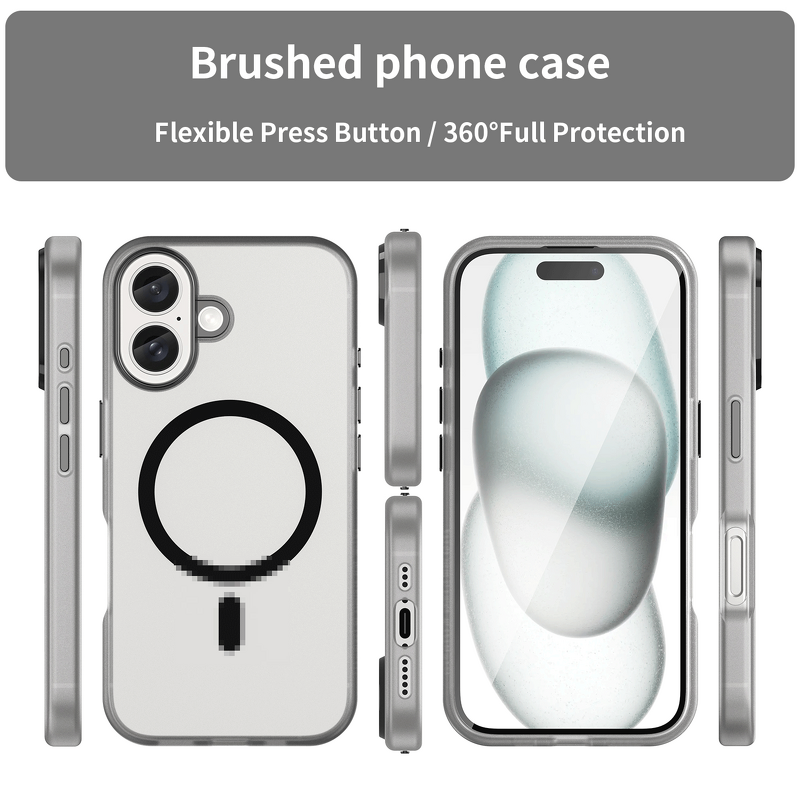 Phone Case Manufacturer - Colorful Slim Fit Drop Resistant Matte Skin Shockproof Magnetic for iPhone 16