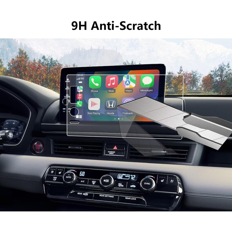 Screen Protector Manufacturer - for Honda Pilot 9inch 2023 2024 2025(EX-L/TrailSport/Touring/Elite/Black Edition)HD Tempered Glass