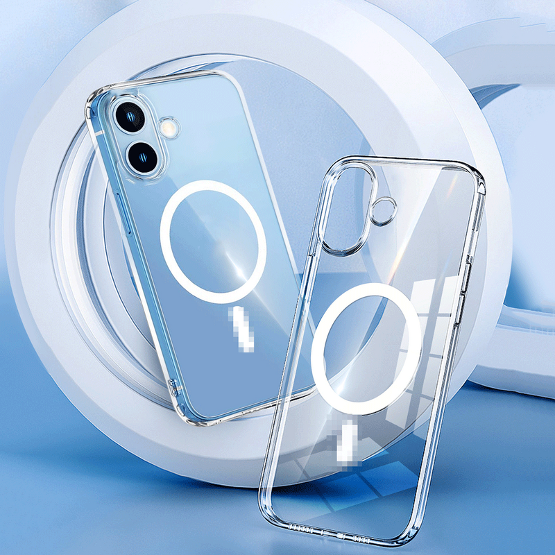 Phone Case Manufacturer - Wholesale Magnetic Acrylic PC Clear for iPhone 16 15 14 13 Pro Max