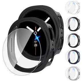 Watch Case Manufacturer - Screen Protector PC Tempered Glass Bumper for Samsung Galaxy Watch 8 40mm 44mm