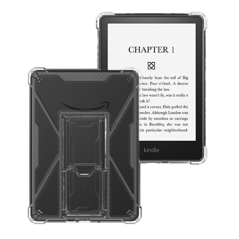 Tablet Case Manufacturer - Latest Anti-drop Transparent TPU with Bracket Kickstand for Kindle Paperwhite 12 12th 7inch